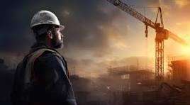 Founder of CirqHaus 3D at a construction site